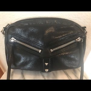 Botkier Trigger East/West Crossbody black leather